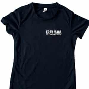 Dámské tréninkové triko - Run, Hide, Fight